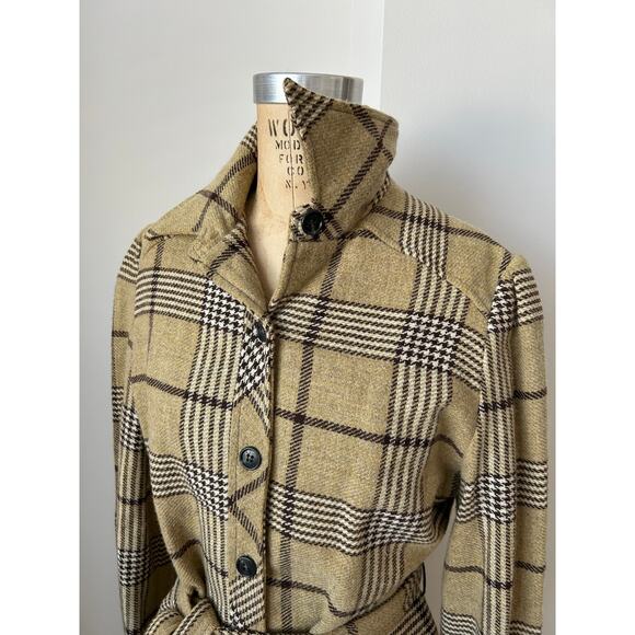 Junior Mates by Classic of Boston Vintage Belted Plaid Jacket Blazer size XS - Picture 2 of 8